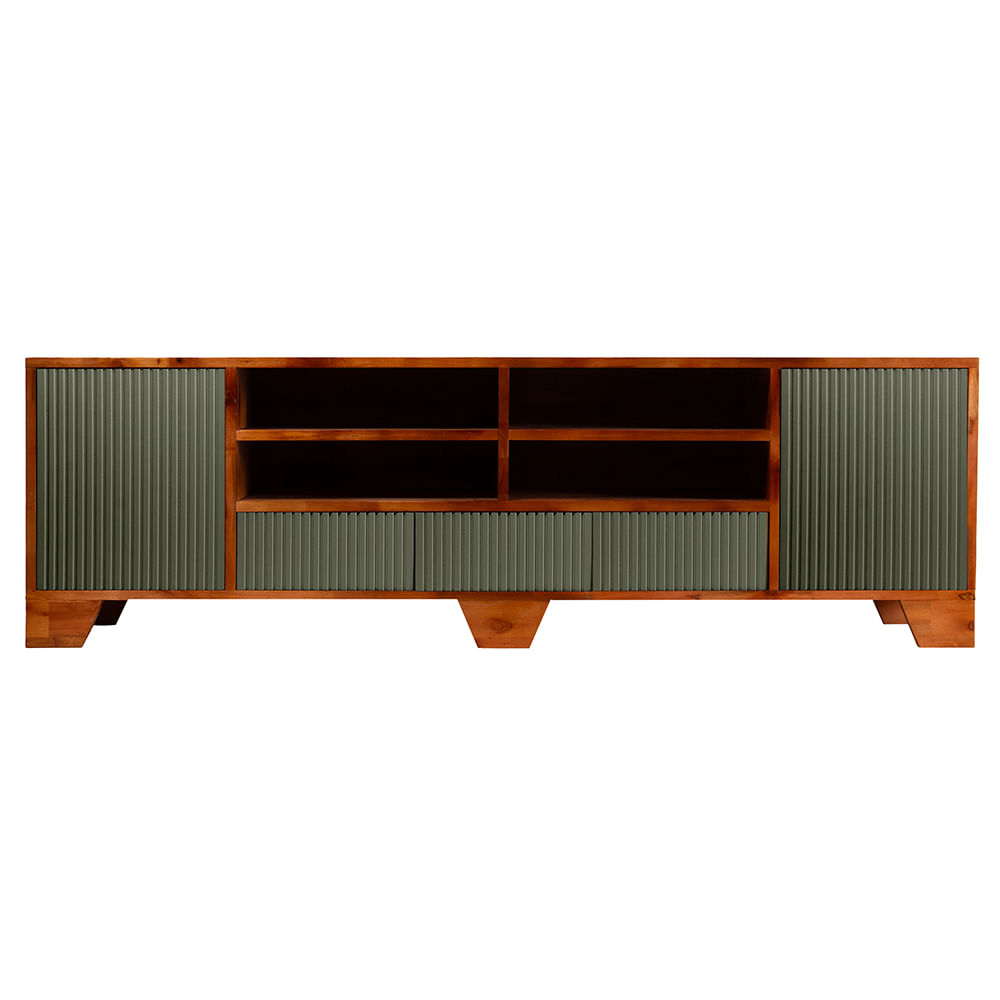 Rack Lines Verde 02 Portas 03 Gavetas 04 Nichos - 78028 -3-